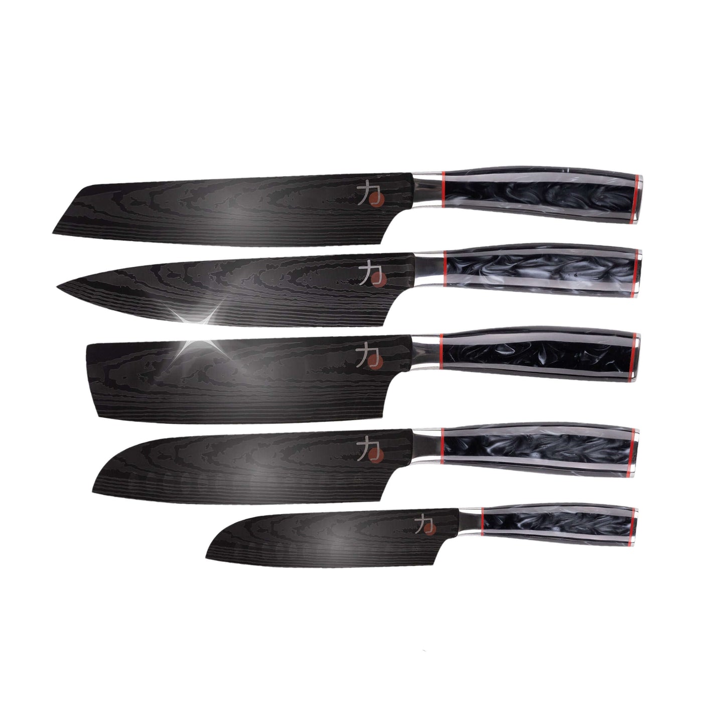 Set de 5 cuchillos de cocina japoneses - Tetsu